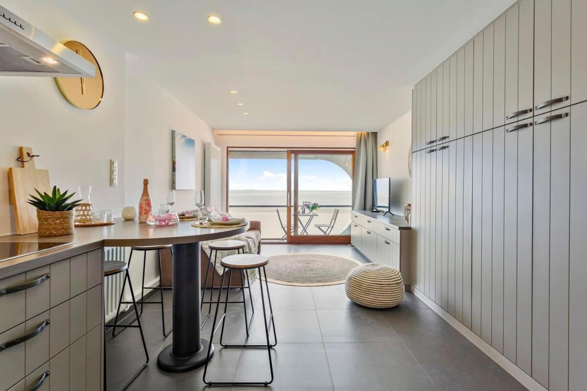 Huswell - Studio With Great Sea View On Terrace 克诺克－海斯特 外观 照片