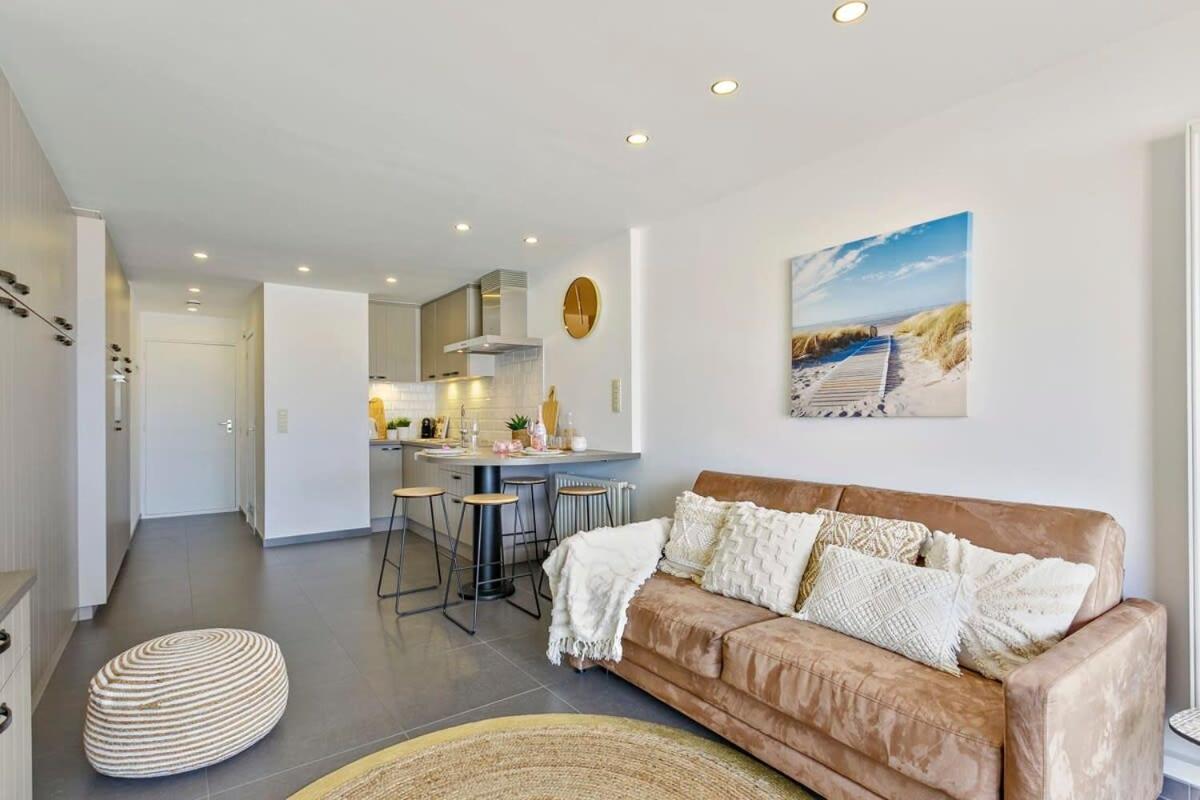 Huswell - Studio With Great Sea View On Terrace 克诺克－海斯特 外观 照片